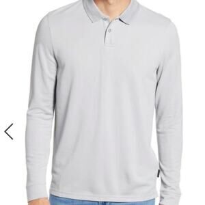 Ted baker NWT men’s long sleeve polo grey